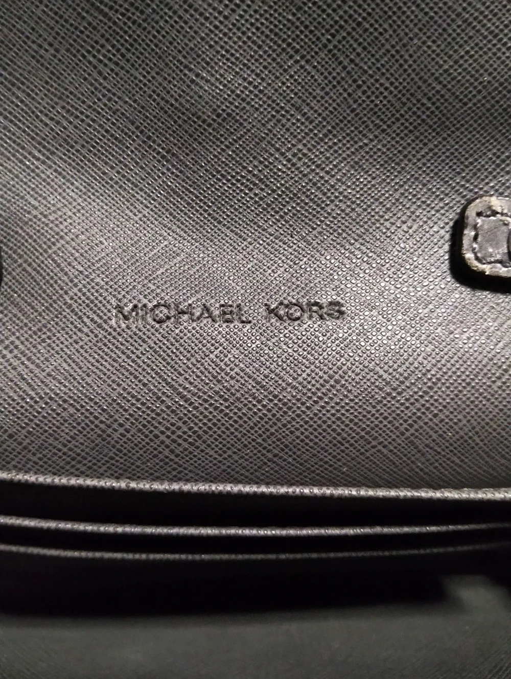 Michael Kors Sleek Textured Crossbody Bag with Chain Strap